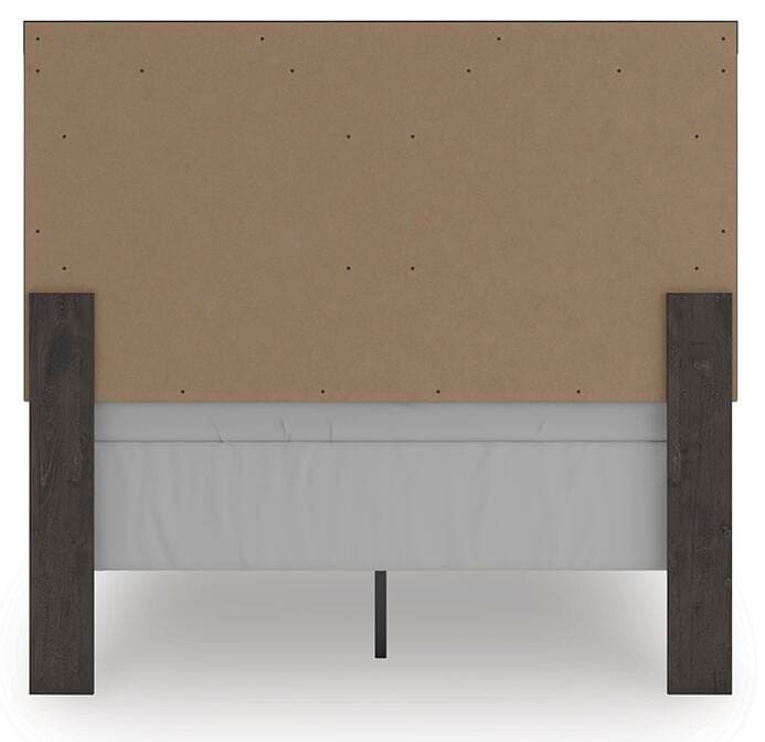 Prendonea Full Panel Bed — Black/Gray — view 6
