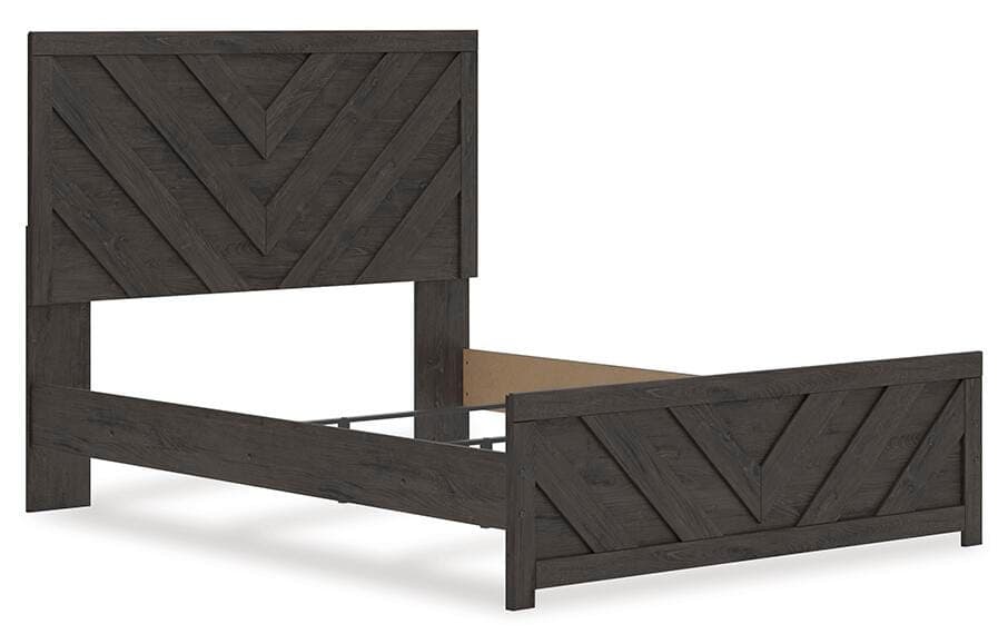 Prendonea Queen Panel Bed — Black/Gray — view 4