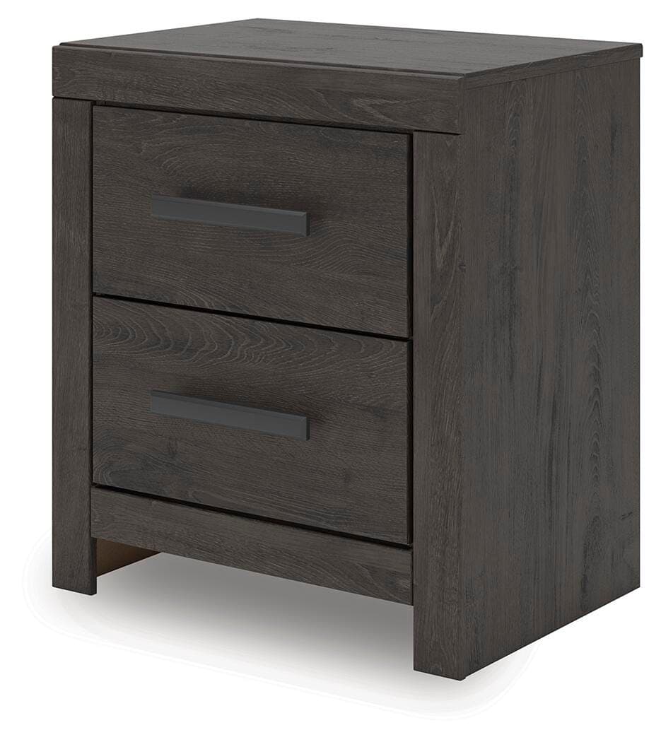 Prendonea Nightstand — Black/Gray — view 3