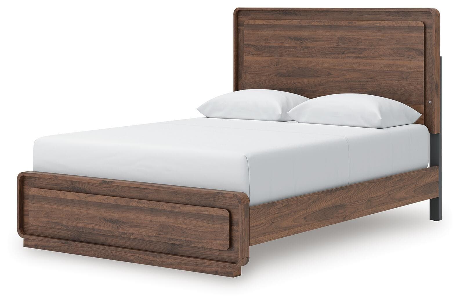 Hollinaze Queen Panel Bed — Walnut Brown — view 4