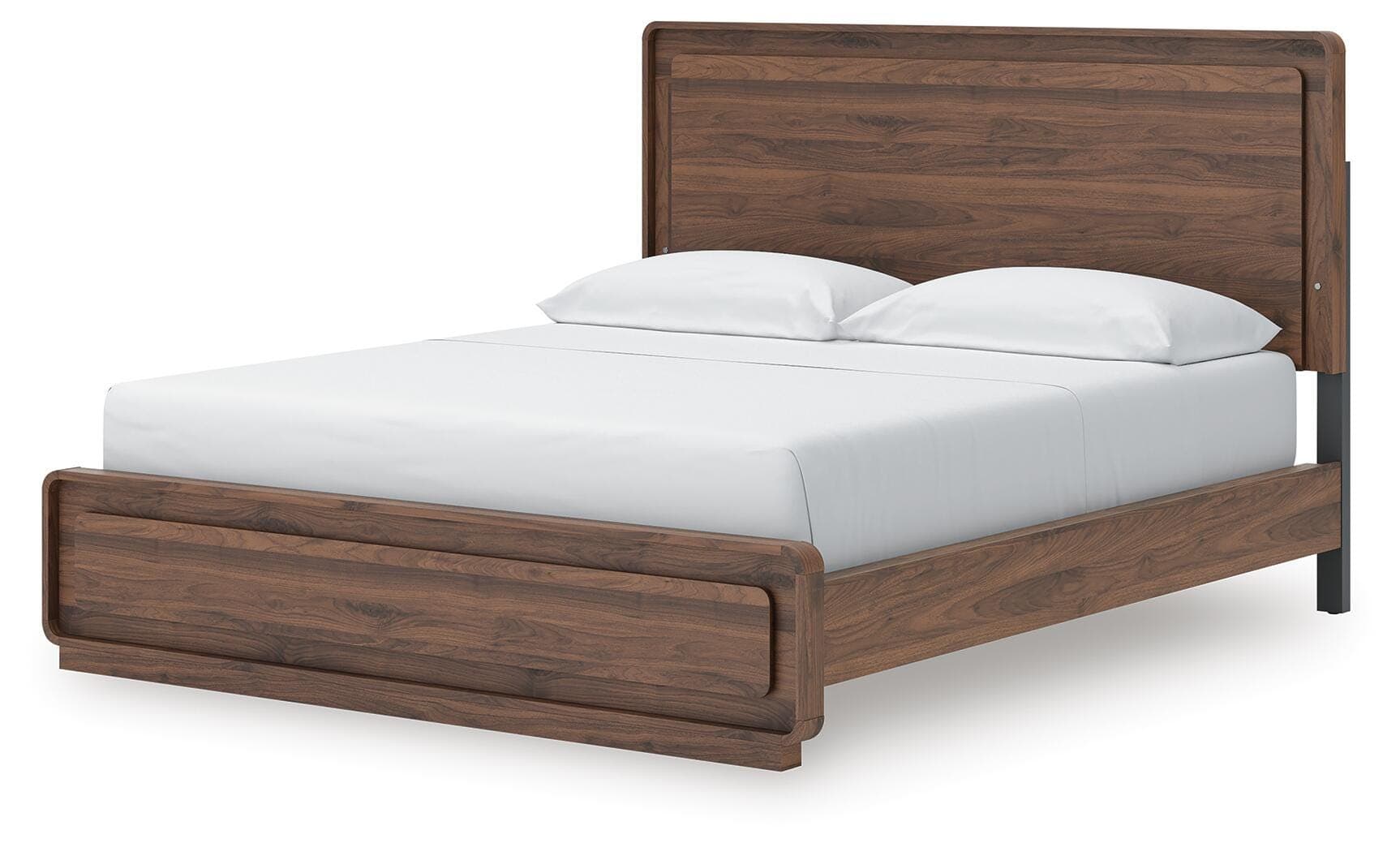 Hollinaze California King Panel Bed — Walnut Brown — view 4