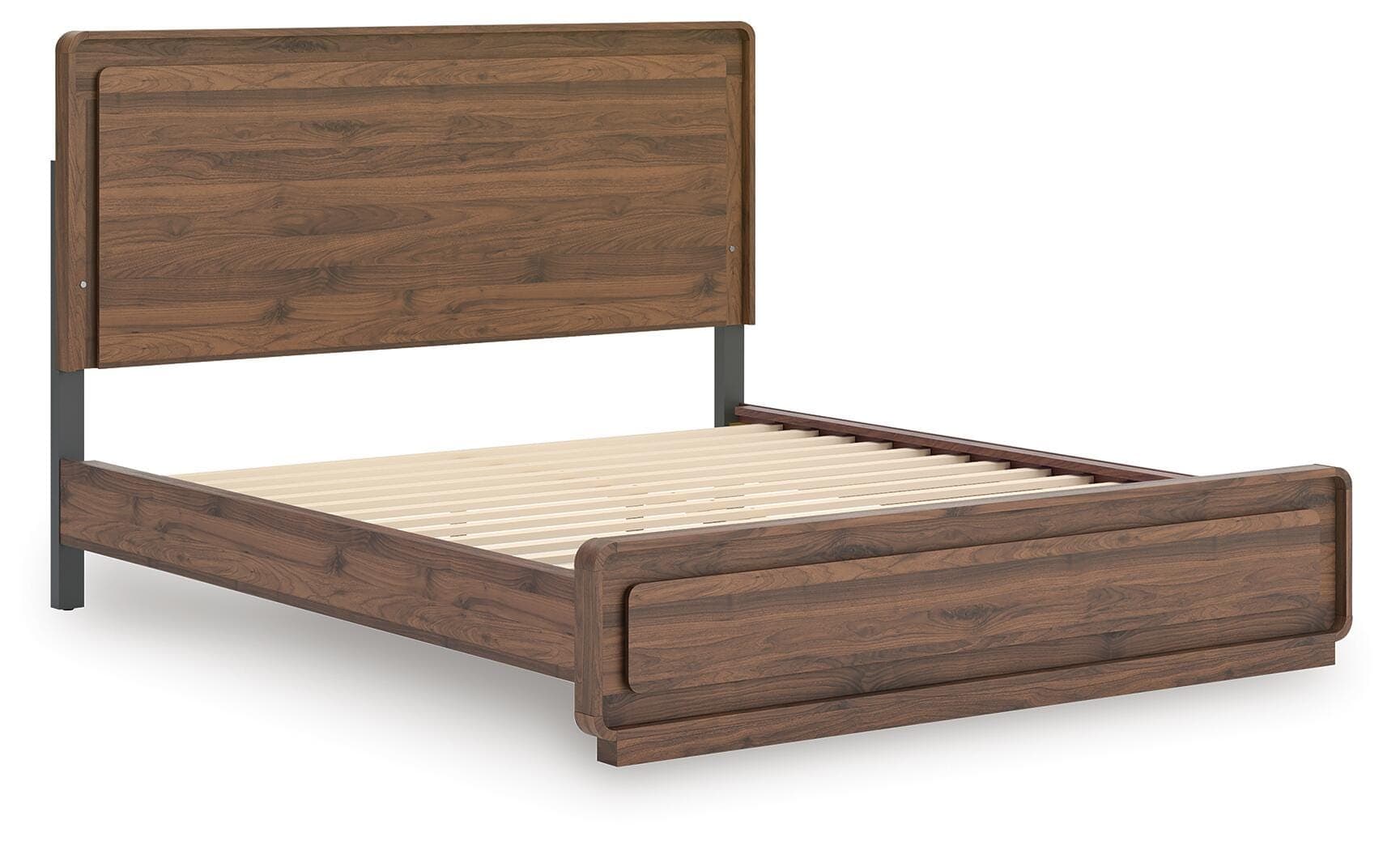 Hollinaze California King Panel Bed — Walnut Brown — view 5
