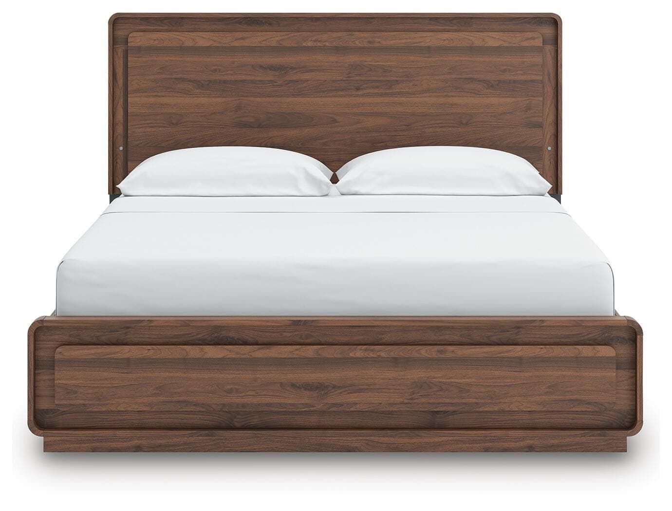 Hollinaze California King Panel Bed — Walnut Brown — view 8