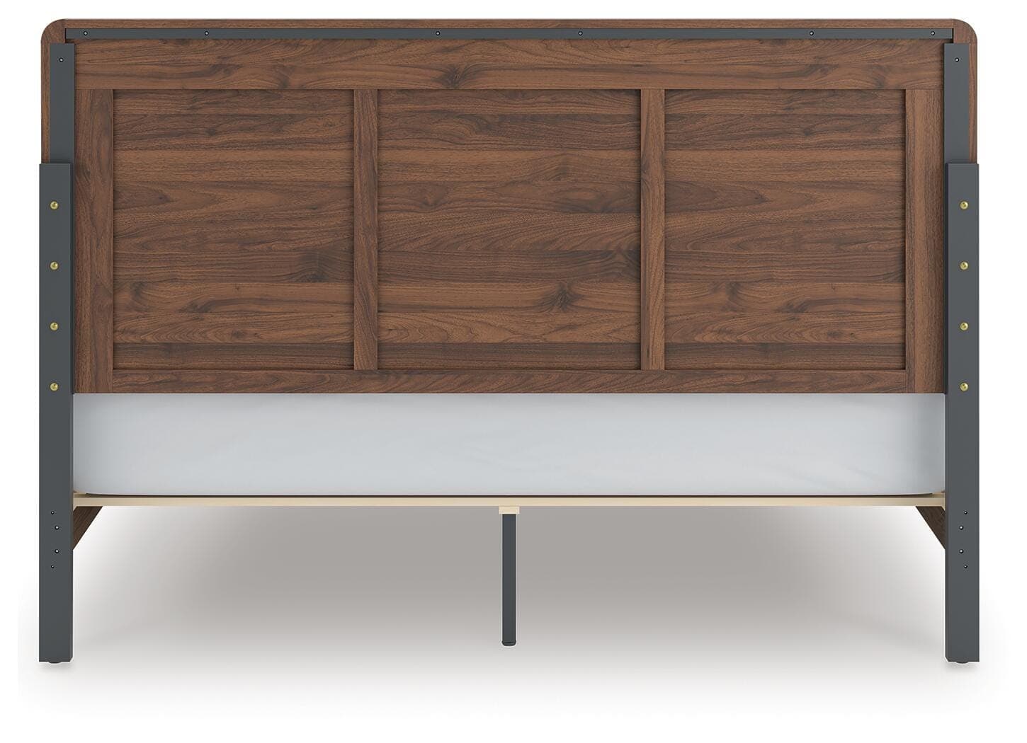 Hollinaze King Panel Bed — Walnut Brown — view 7