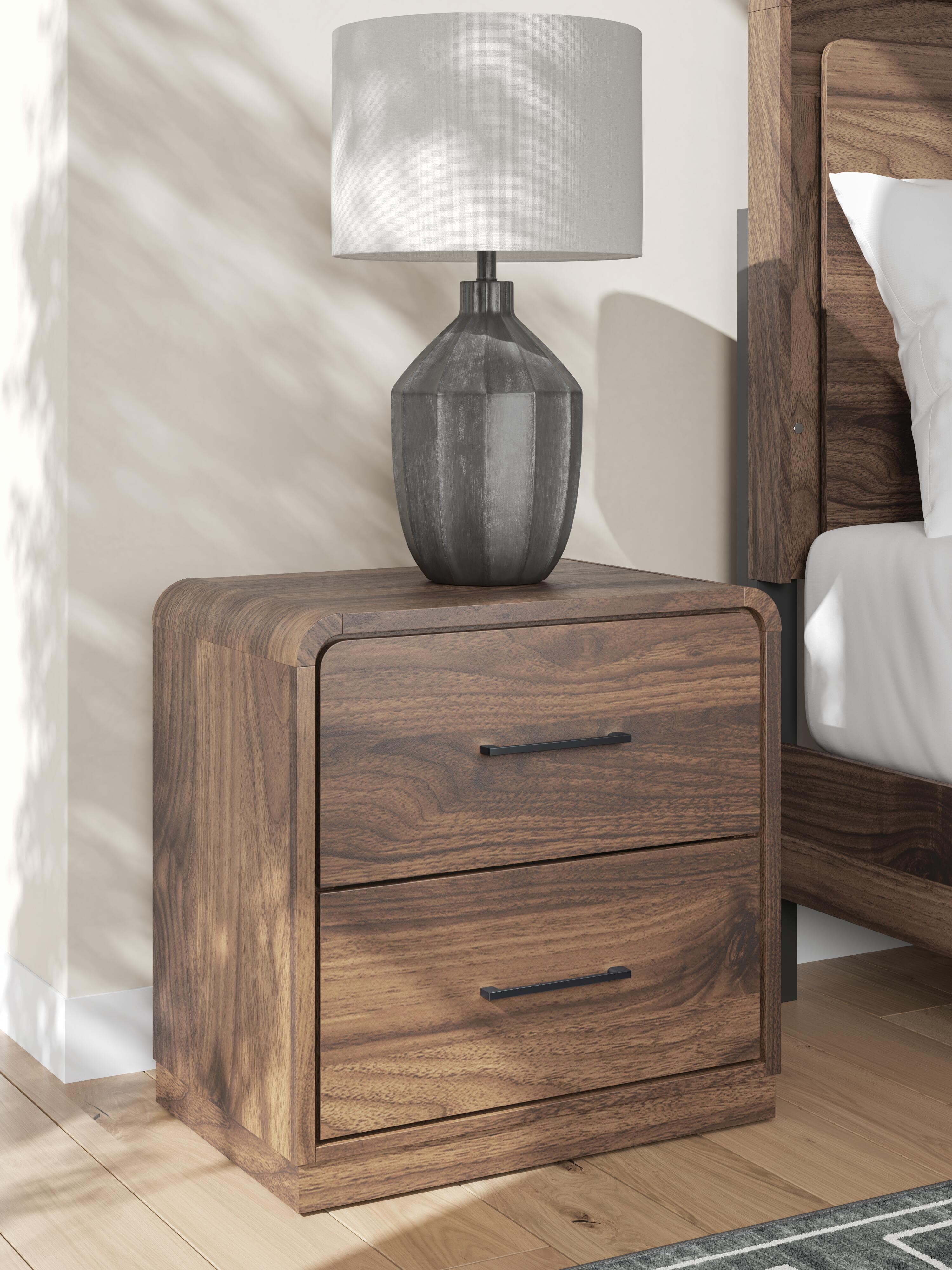 Hollinaze Nightstand — Brown/Beige — view 2