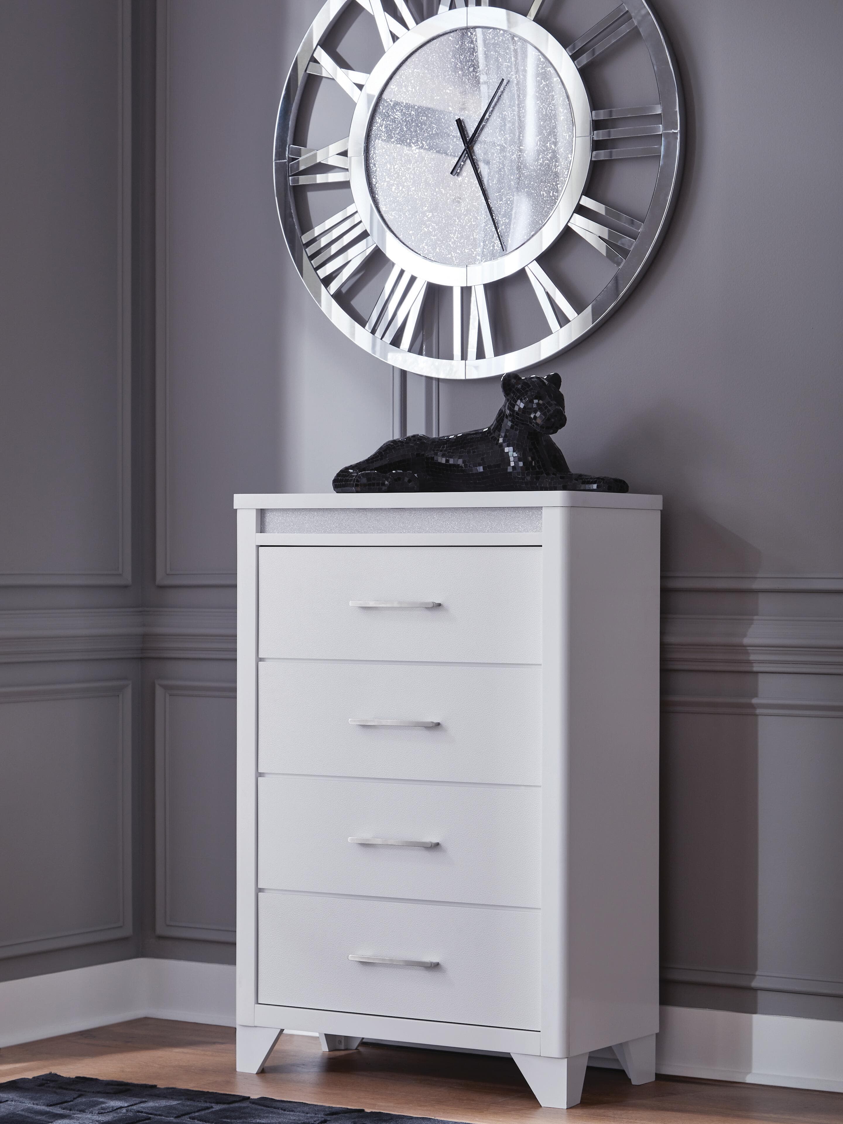 Frostlyn Chest of Drawers — White — view 2