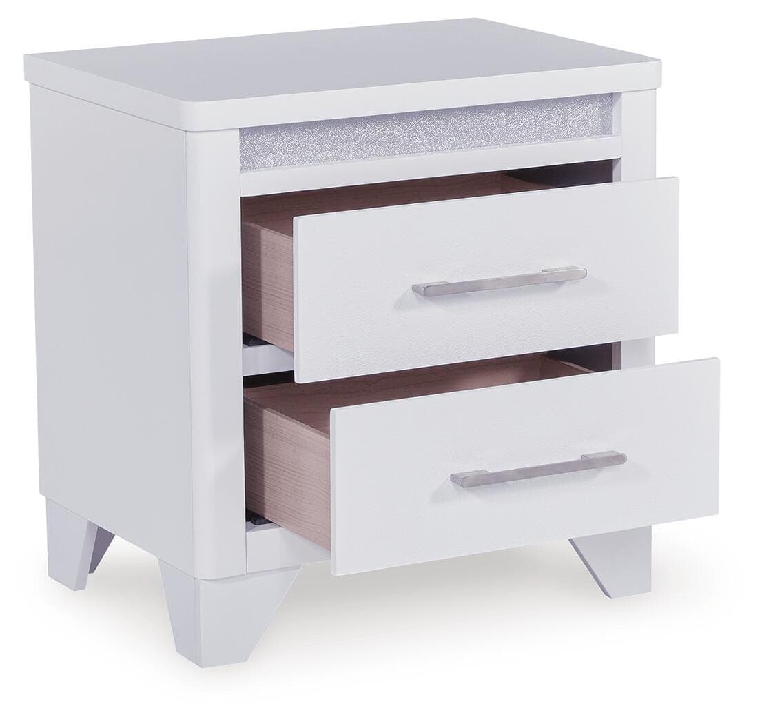 Frostlyn Nightstand — White — view 3