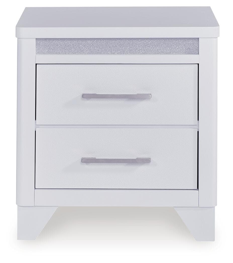 Frostlyn Nightstand — White — view 4