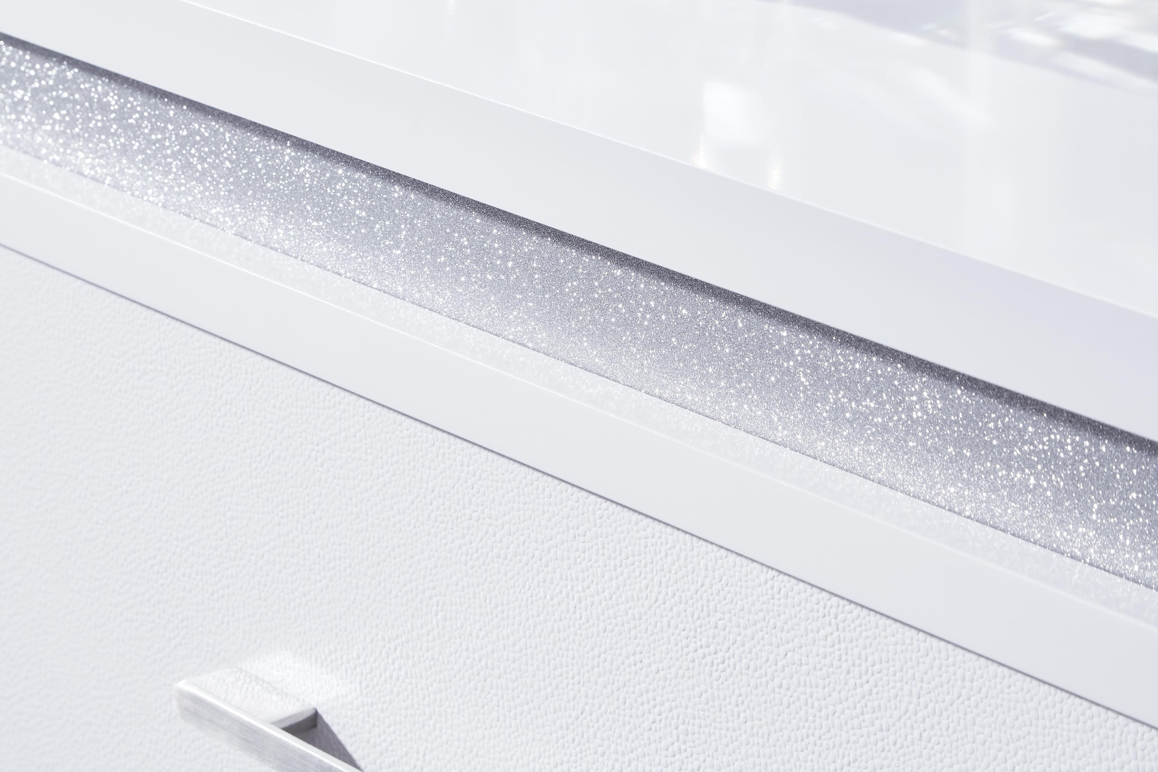 Frostlyn Dresser and Mirror — White — view 4