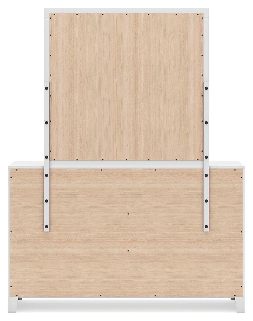 Binterglen Dresser and Mirror — White — view 6