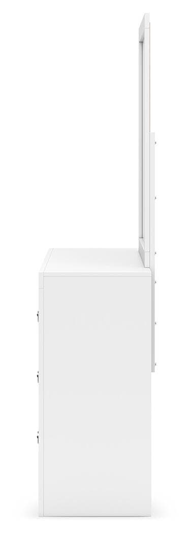 Binterglen Dresser and Mirror — White — view 7