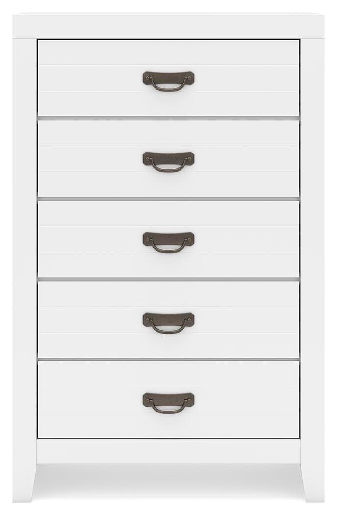 Binterglen Chest of Drawers — White — view 5
