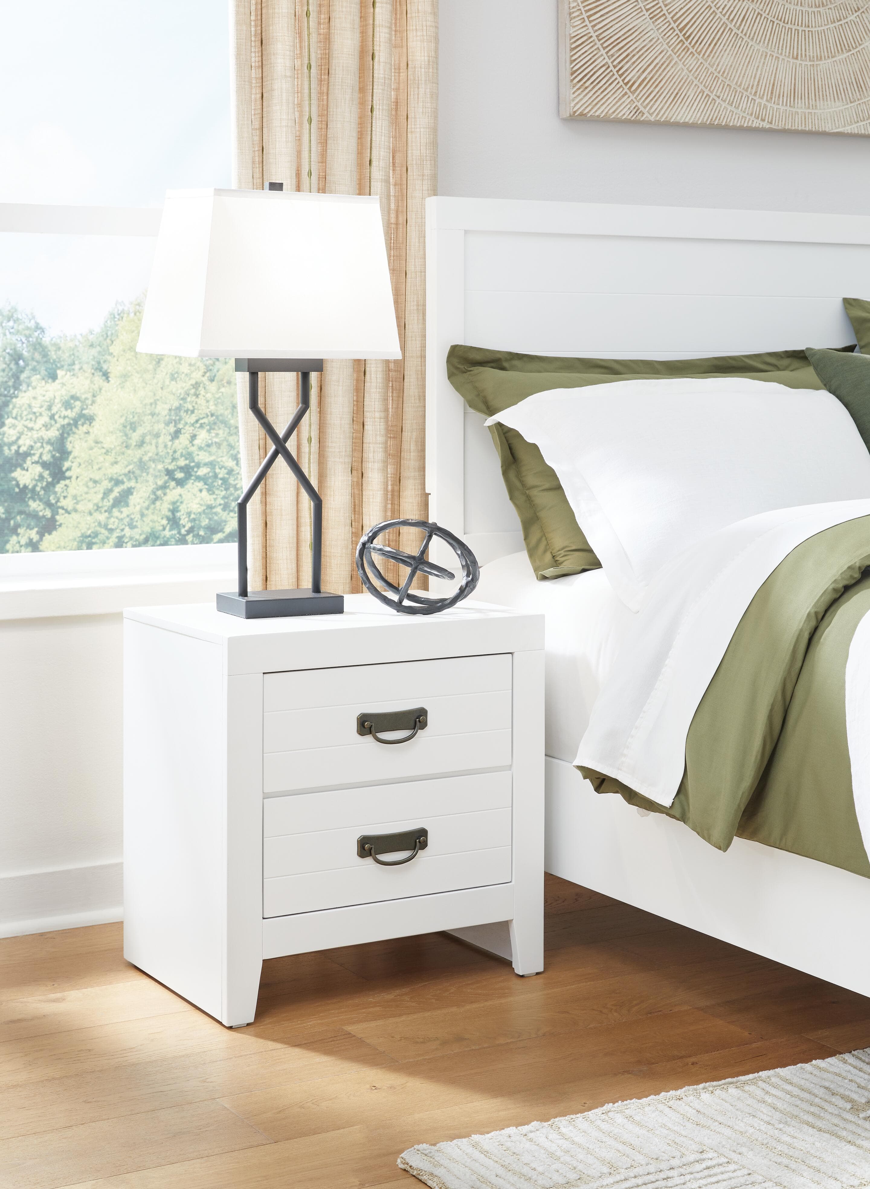 Binterglen Nightstand — White — view 2
