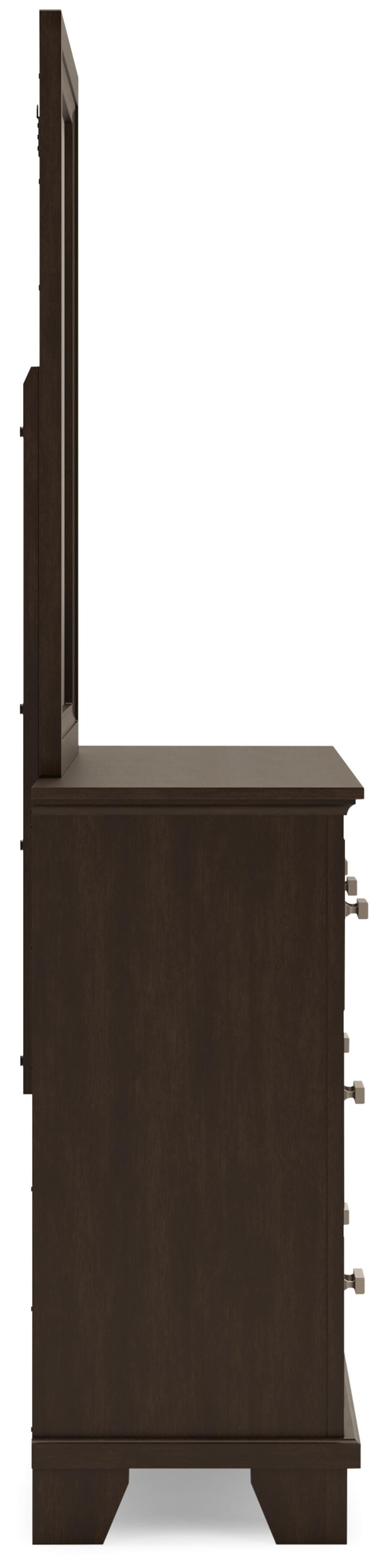 Covetown Dresser and Mirror — Brown/Beige — view 5