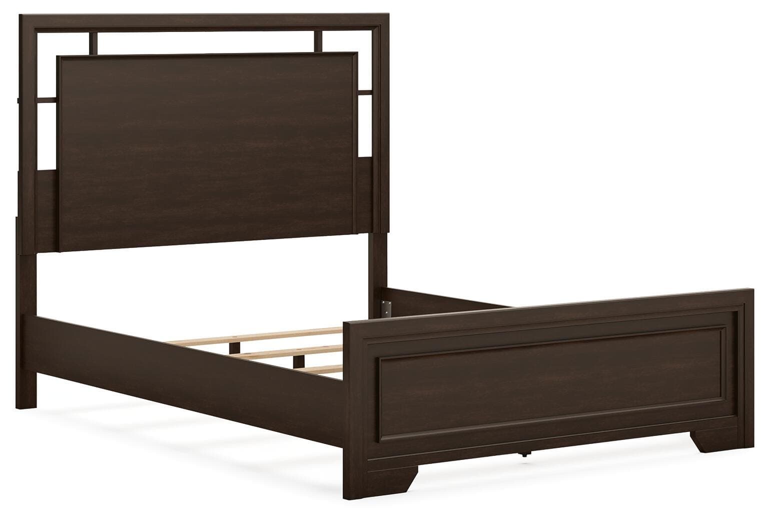 Covetown Queen Panel Bed — Brown/Beige — view 4