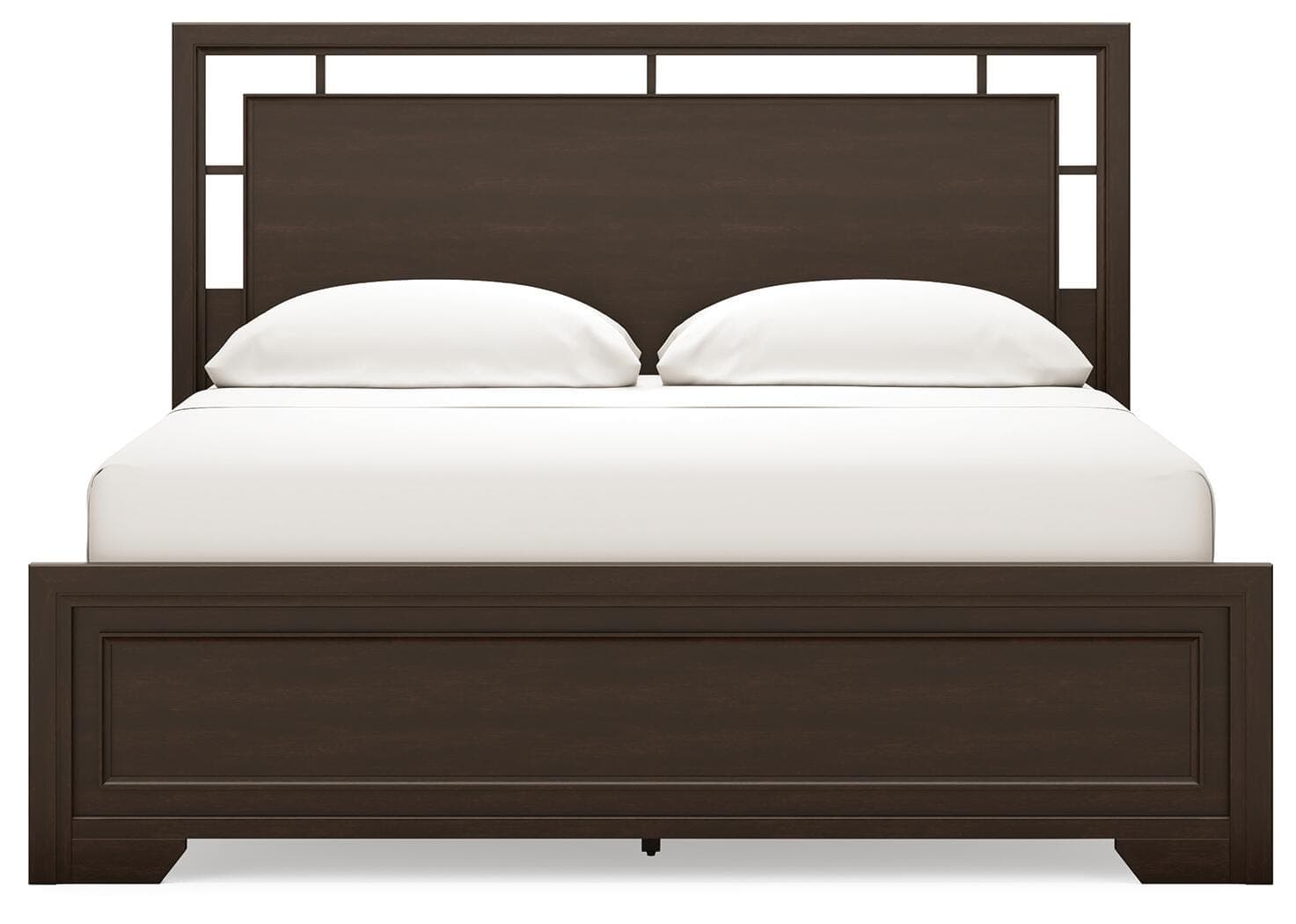 Covetown California King Panel Bed — Brown/Beige — view 3