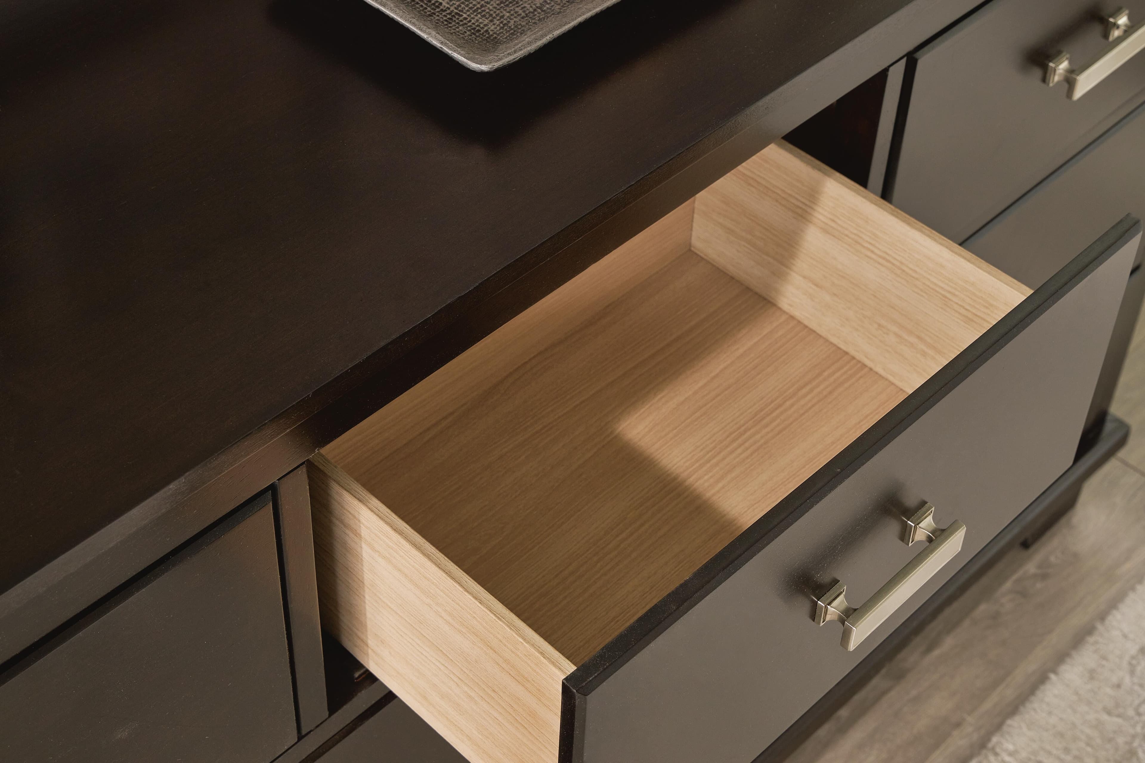 Covetown Dresser and Mirror — Brown/Beige — view 7