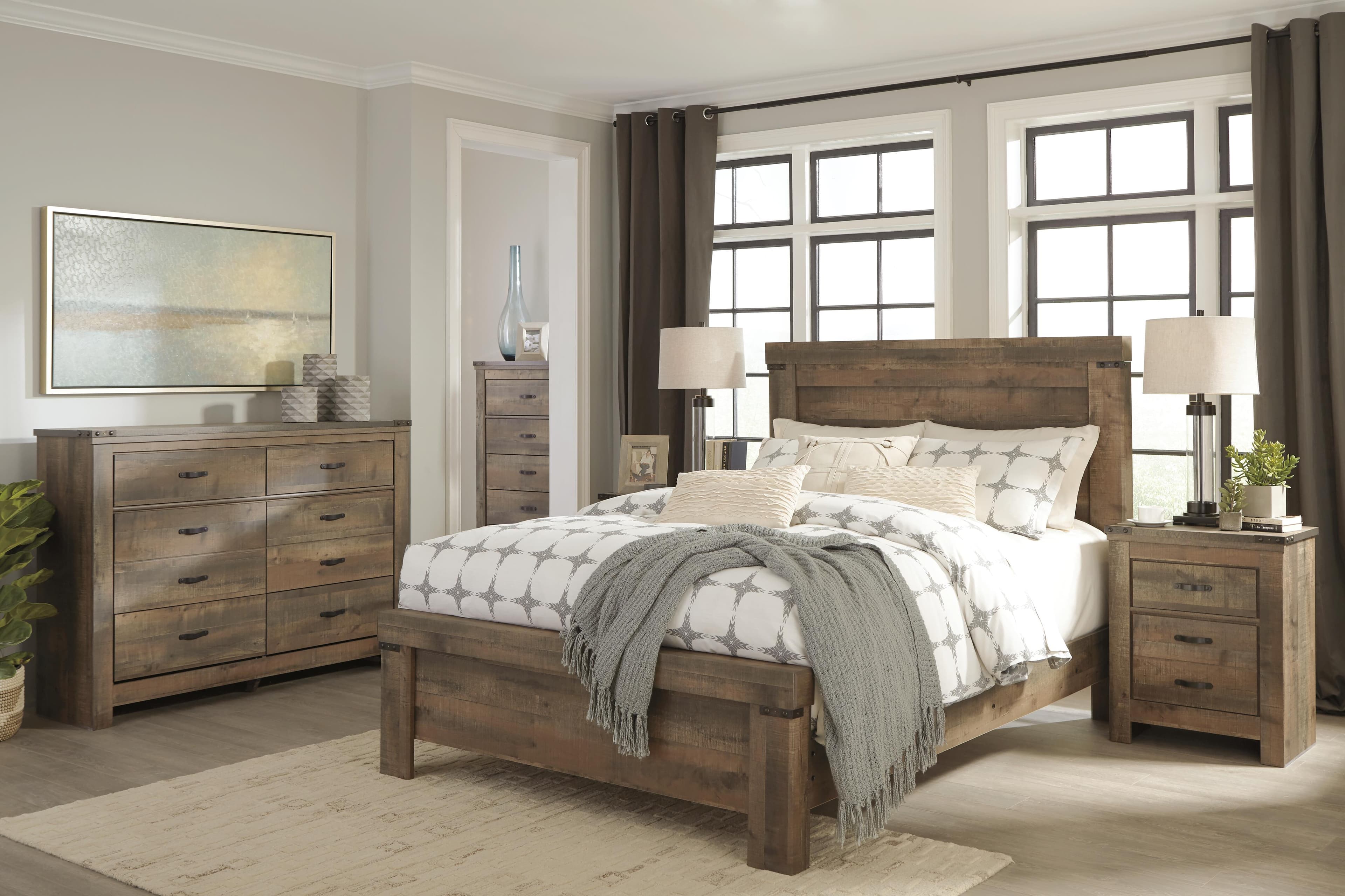 Trinell Dresser — Brown/Beige — view 5