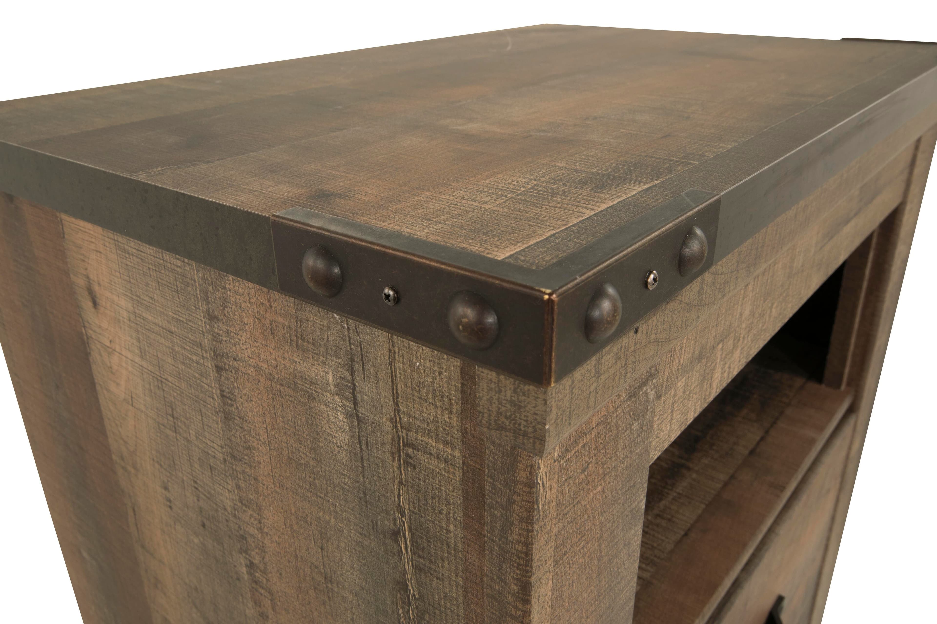 Trinell Nightstand — Brown/Beige — view 7