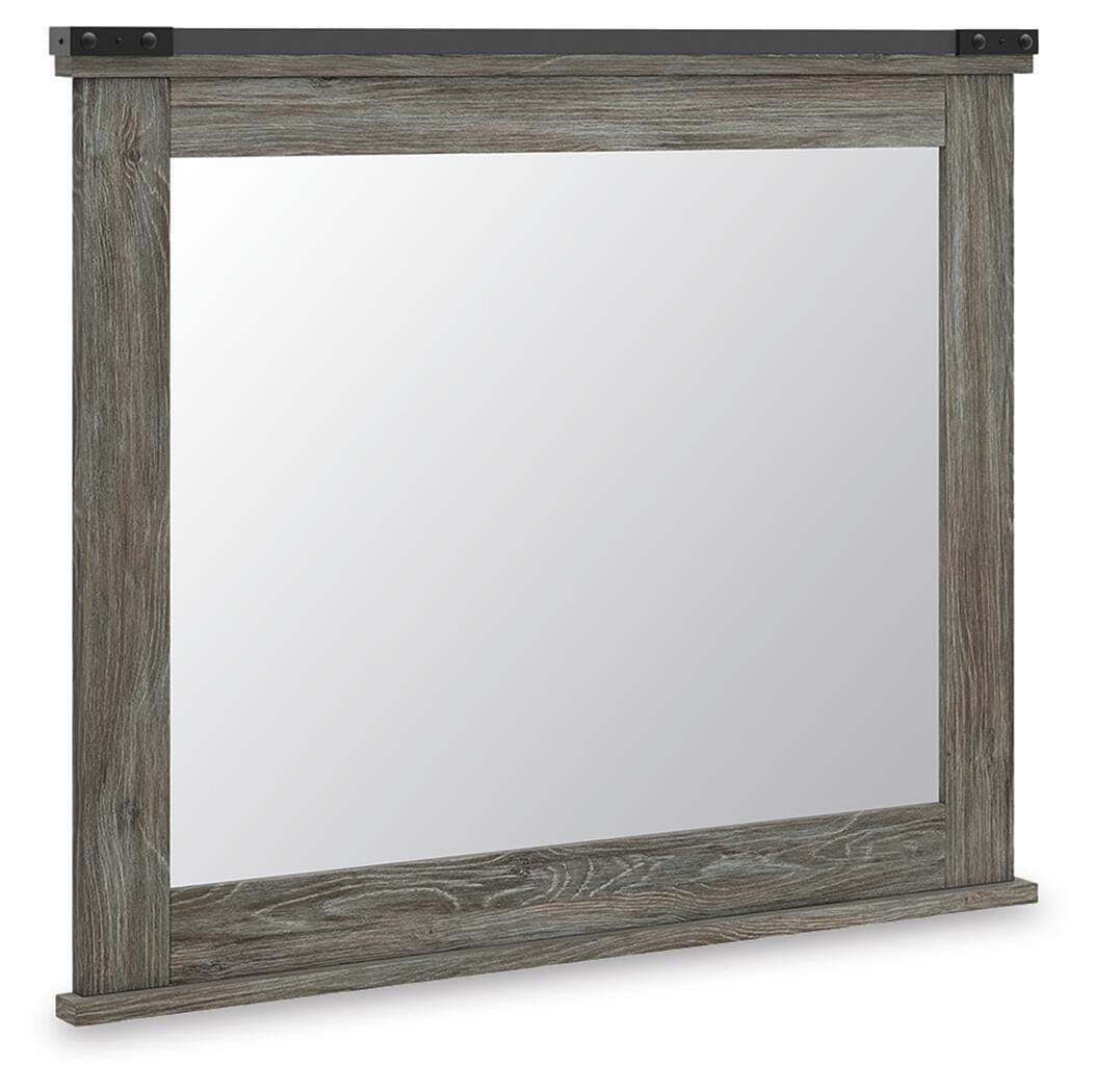 Frandern Bedroom Mirror — Black/Gray — view 3