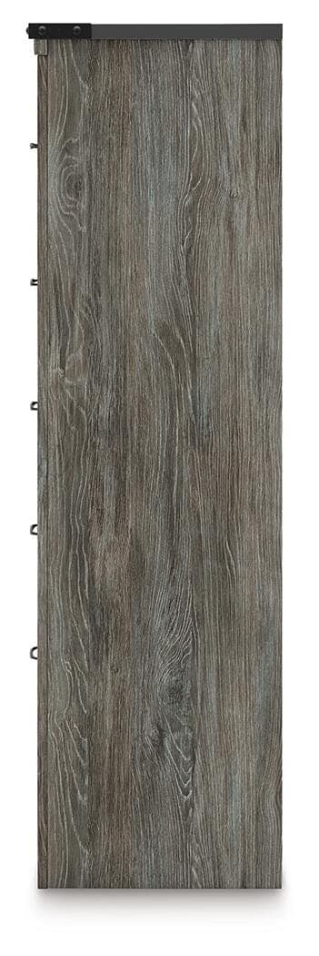 Frandern Chest of Drawers — Black/Gray — view 7