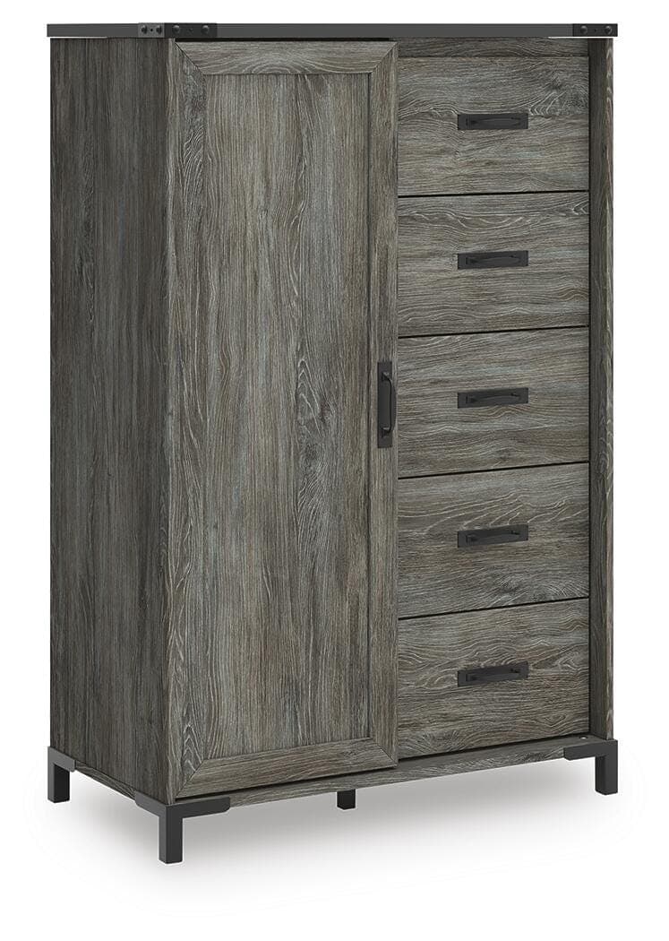 Frandern Dressing Chest — Black/Gray — view 3