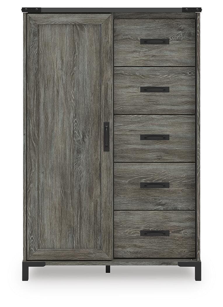 Frandern Dressing Chest — Black/Gray — view 5