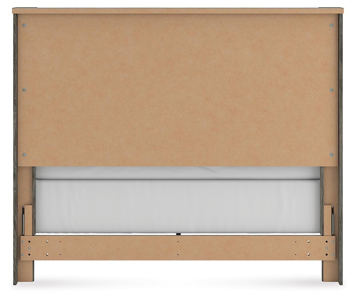 Frandern Queen Panel Bed — Black/Gray — view 4