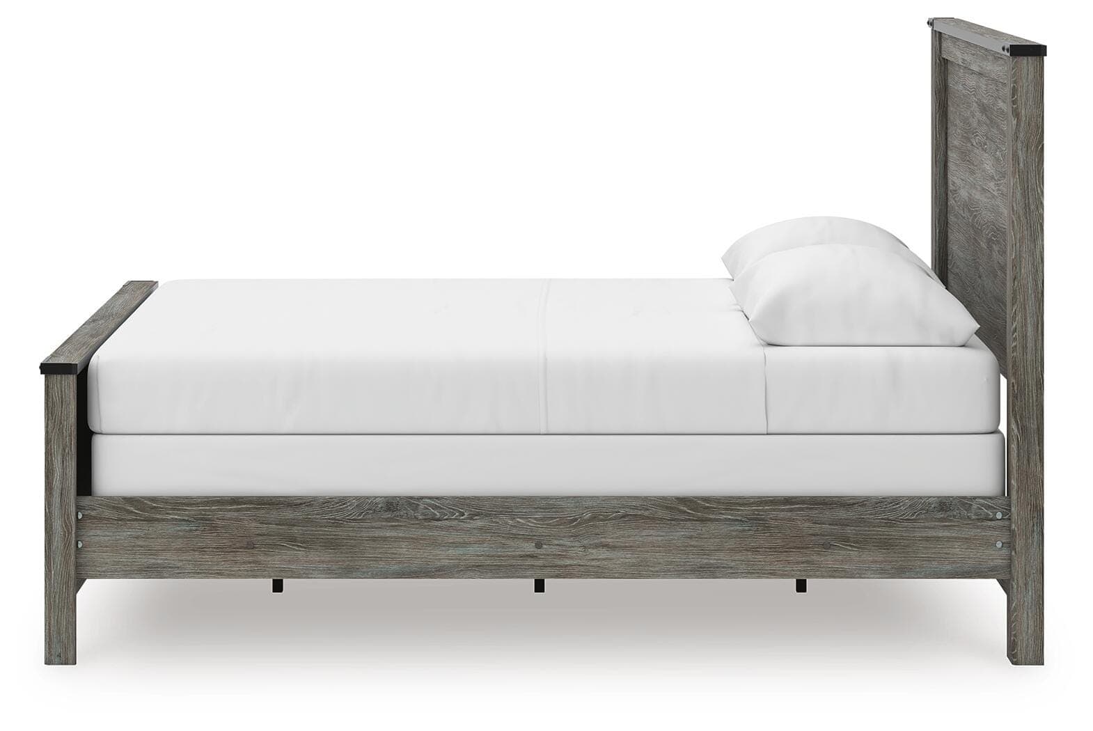 Frandern Queen Panel Bed — Black/Gray — view 7