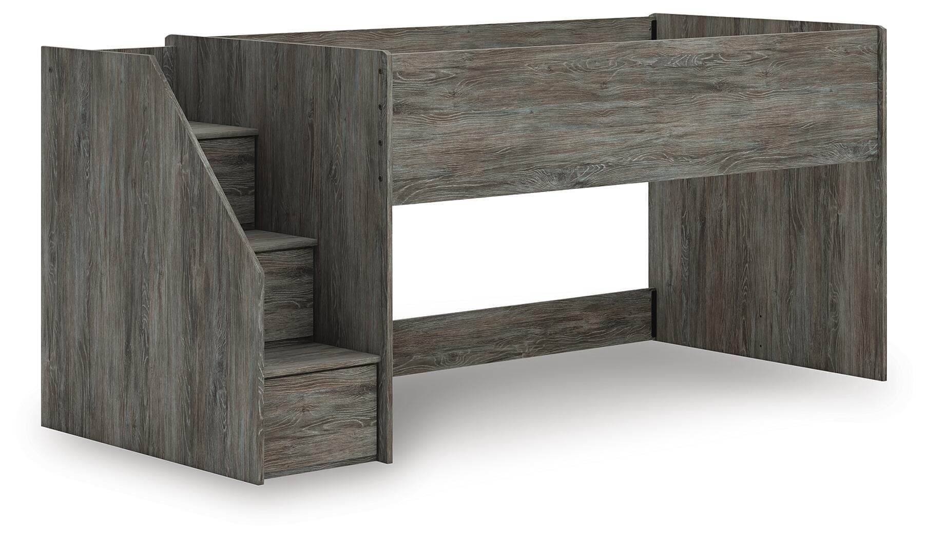 Frandern Twin Loft Bed — Gray — view 2