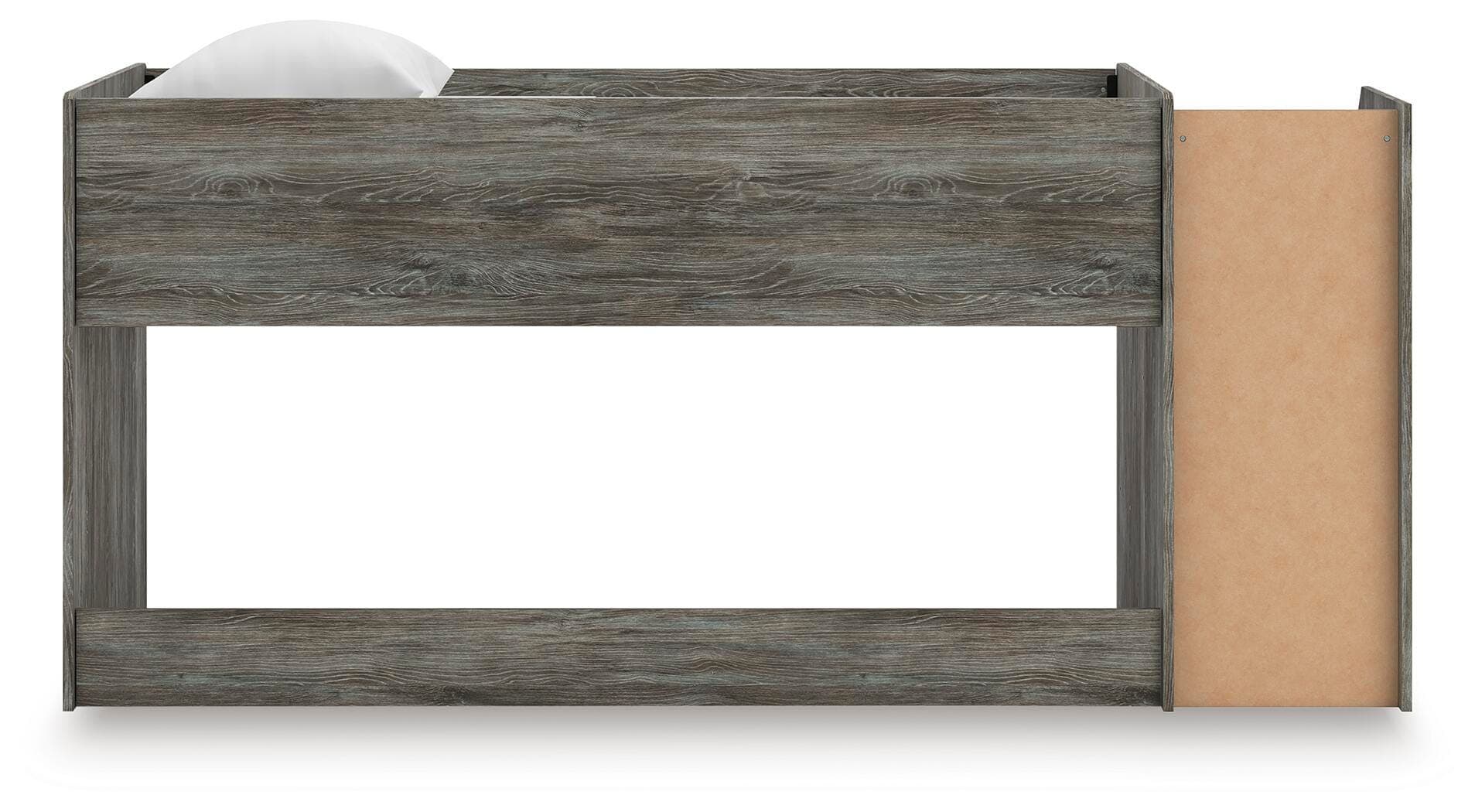 Frandern Twin Loft Bed — Gray — view 5