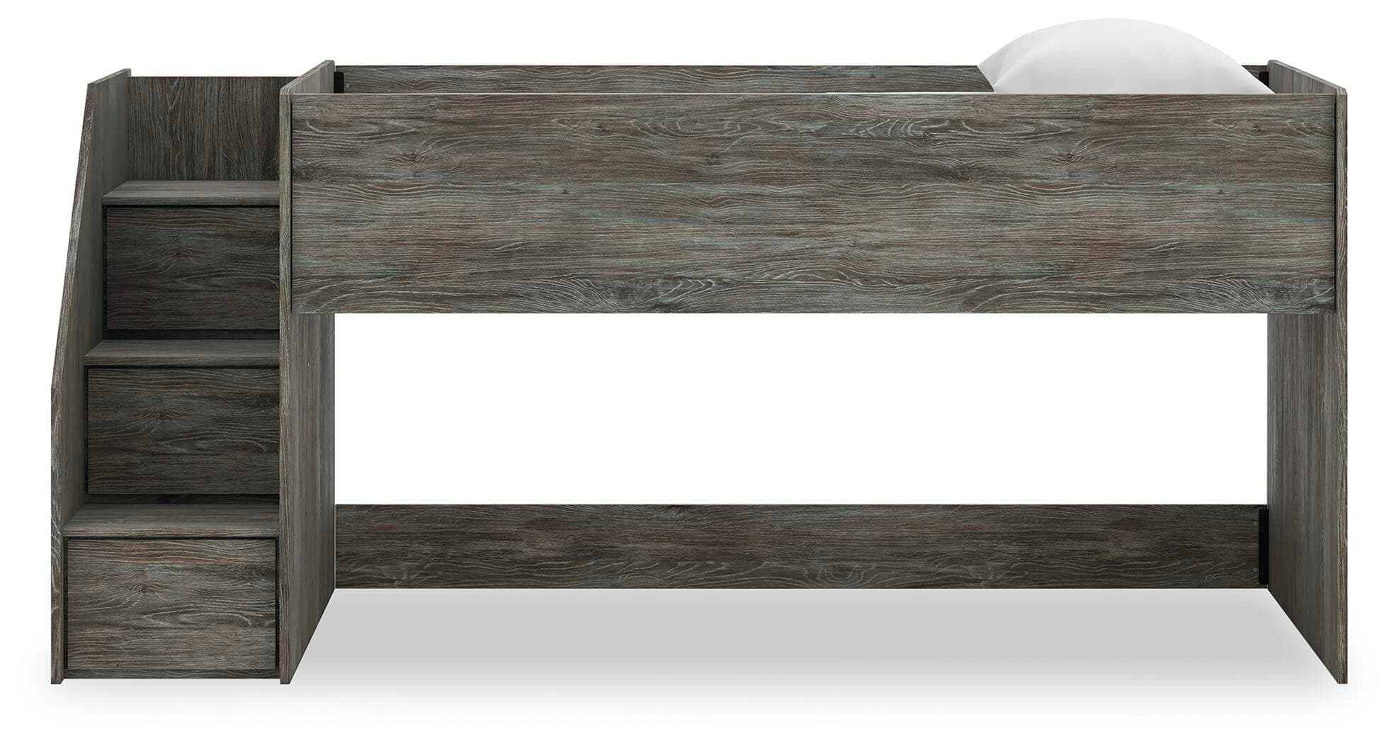 Frandern Twin Loft Bed — Gray — view 6