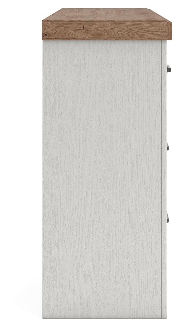 Savonport Dresser — White & Brown/Beige — view 5