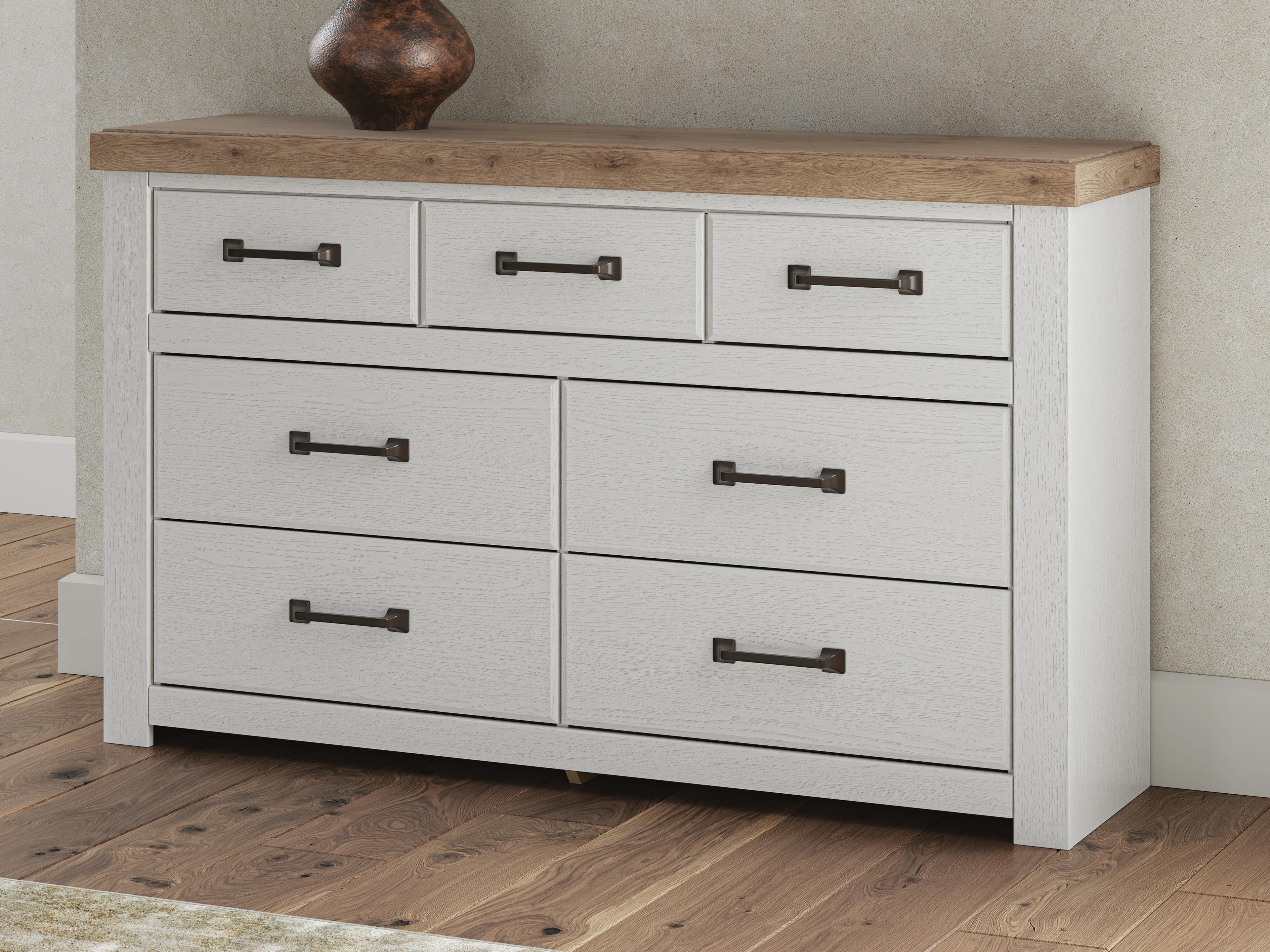 Savonport Dresser — White & Brown/Beige — view 2