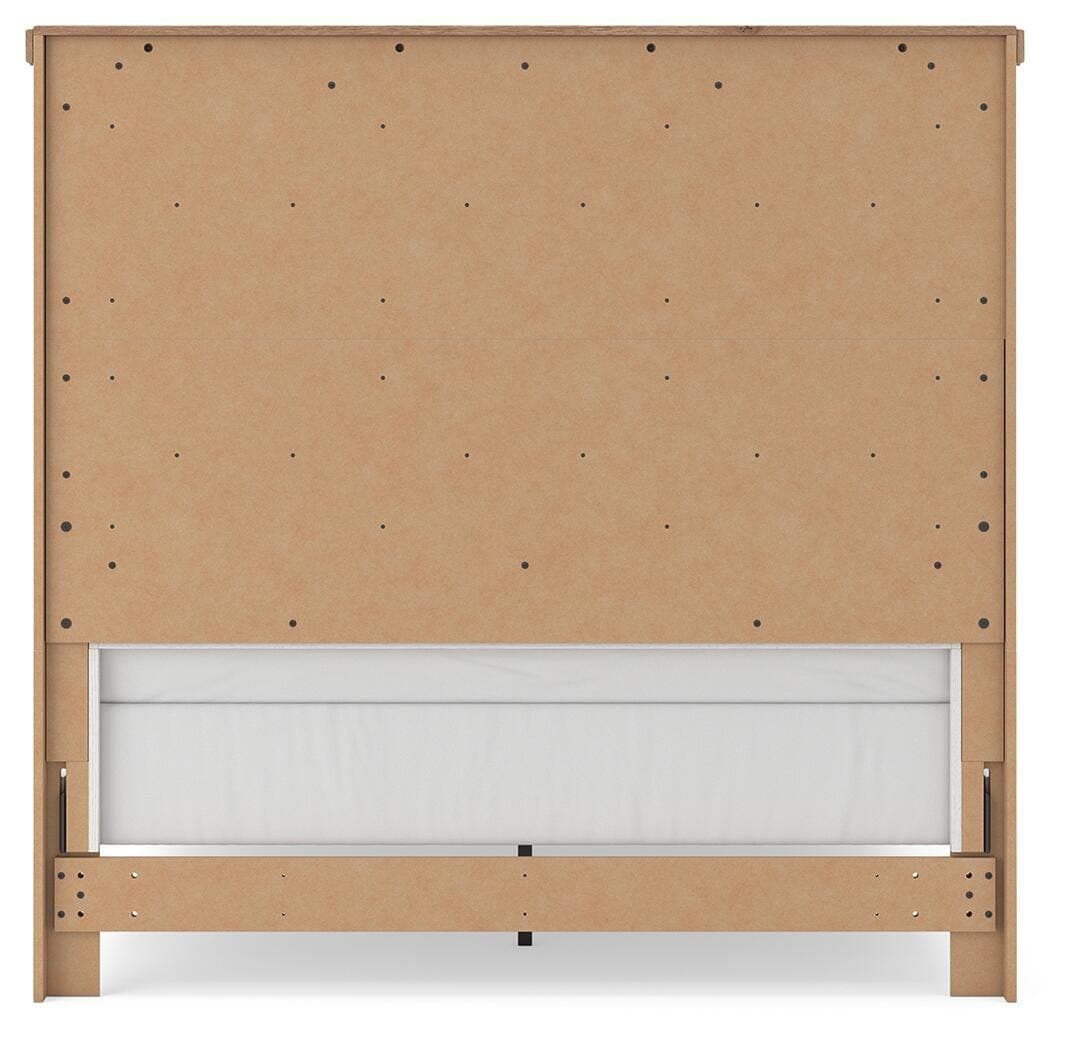 Savonport Queen Panel Bed — White/Brown — view 8
