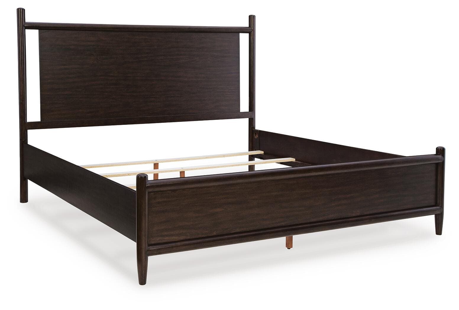 Dantenton California King Panel Bed — Merlot — view 3