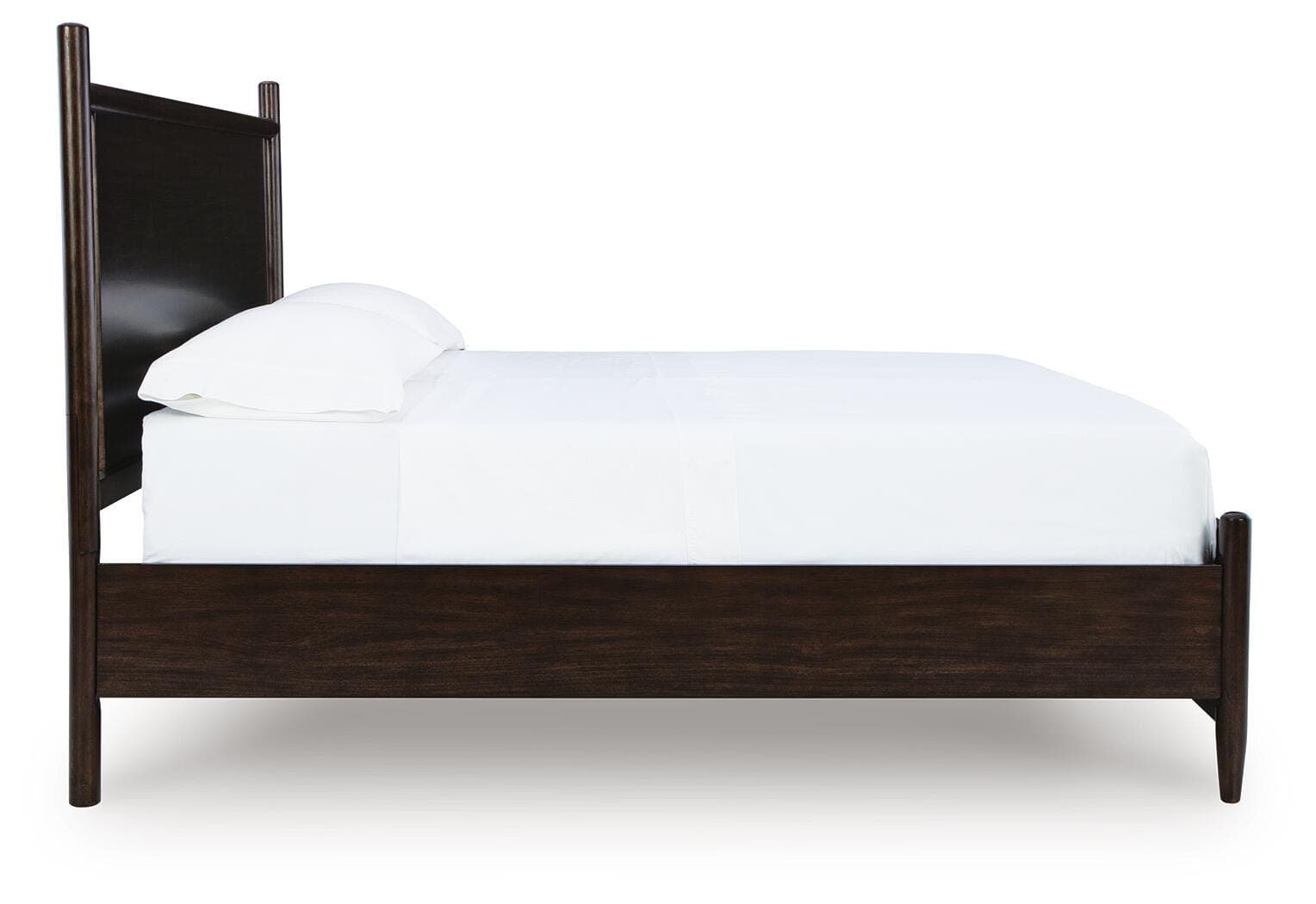 Dantenton California King Panel Bed — Merlot — view 5