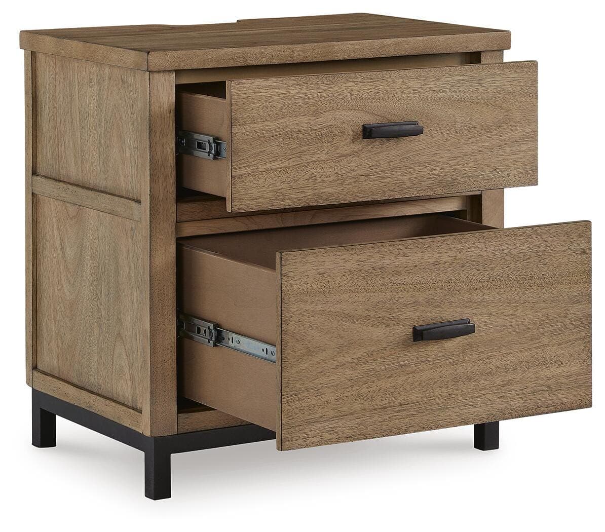 Tomtyn Nightstand — Brown/Beige — view 3
