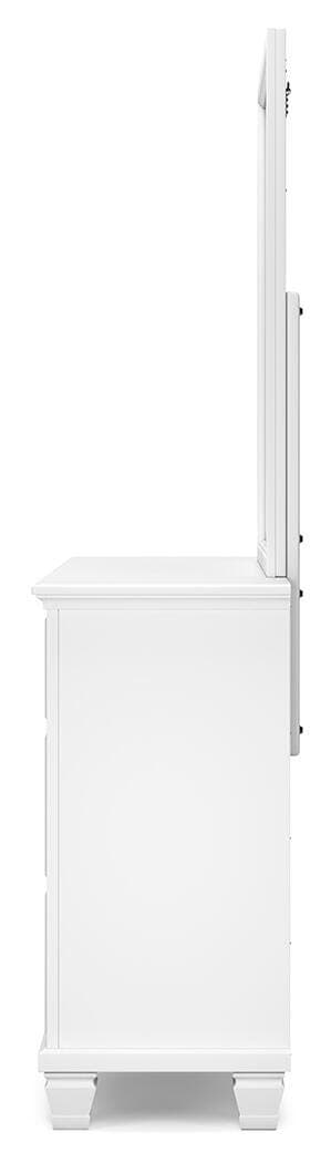 Fortman Dresser and Mirror — White — view 8