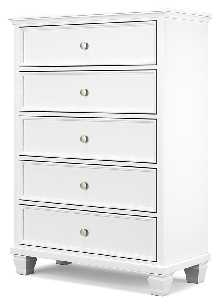 Fortman Chest of Drawers — White — view 4