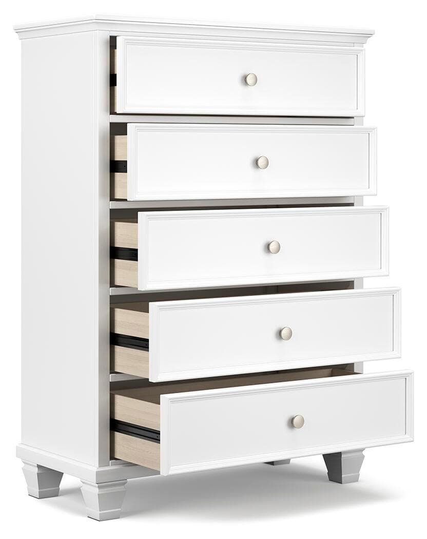 Fortman Chest of Drawers — White — view 3