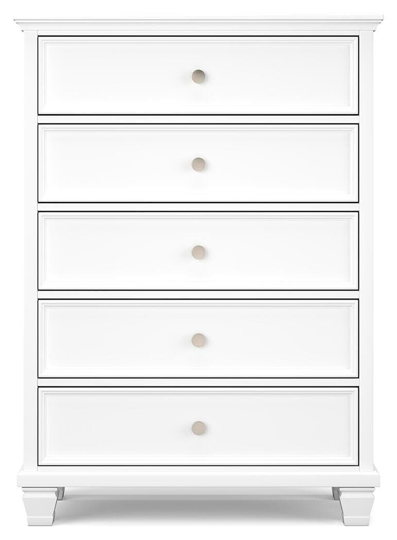 Fortman Chest of Drawers — White — view 5