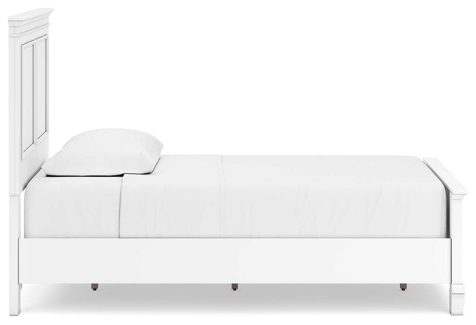 Fortman Twin Panel Bed — White — view 6