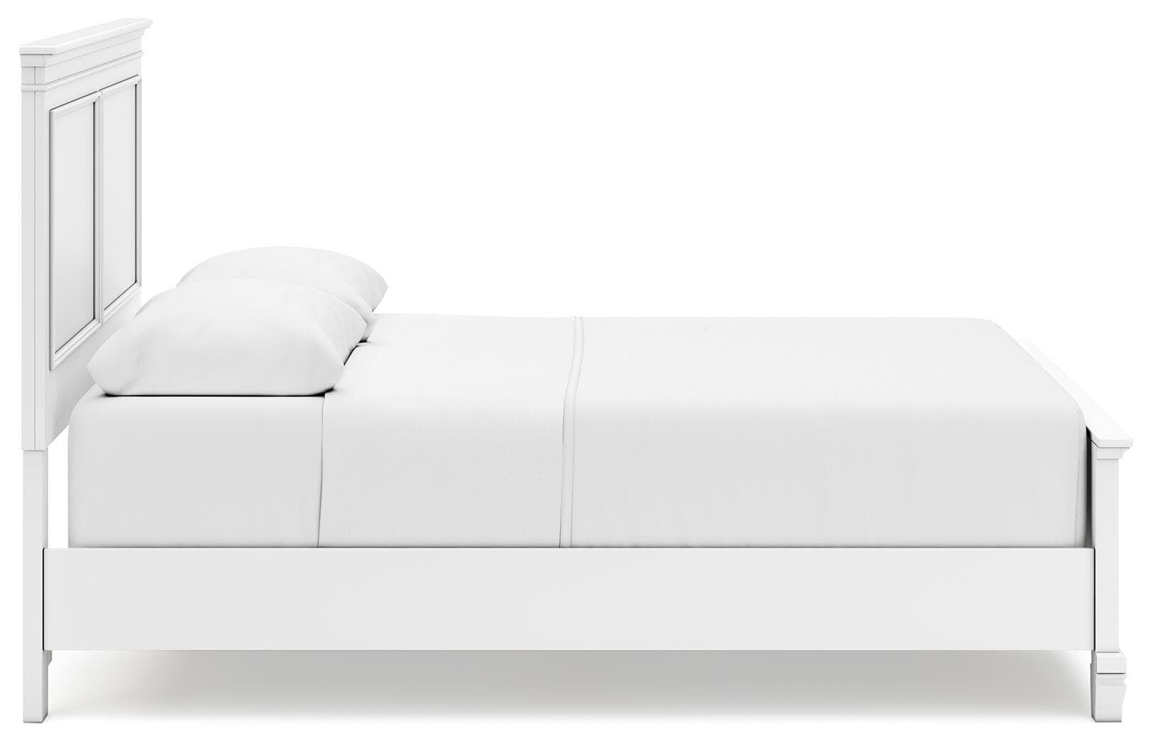 Fortman Queen Panel Bed — White — view 8
