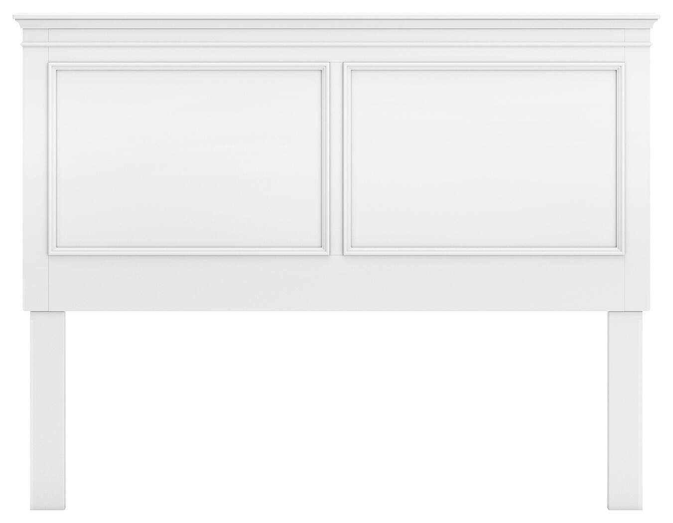 Fortman Queen Panel Headboard — White — view 2