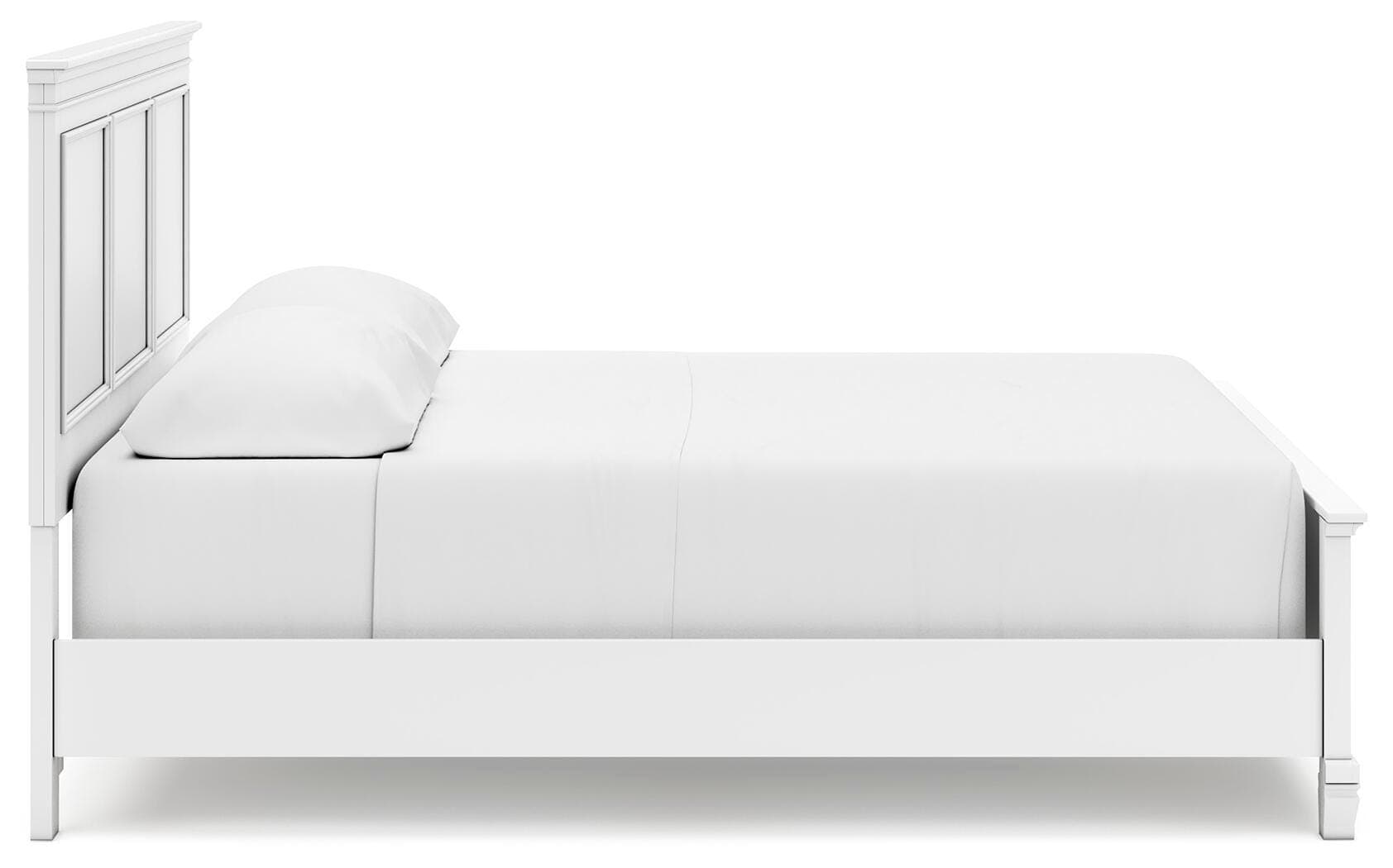 Fortman California King Panel Bed — White — view 7