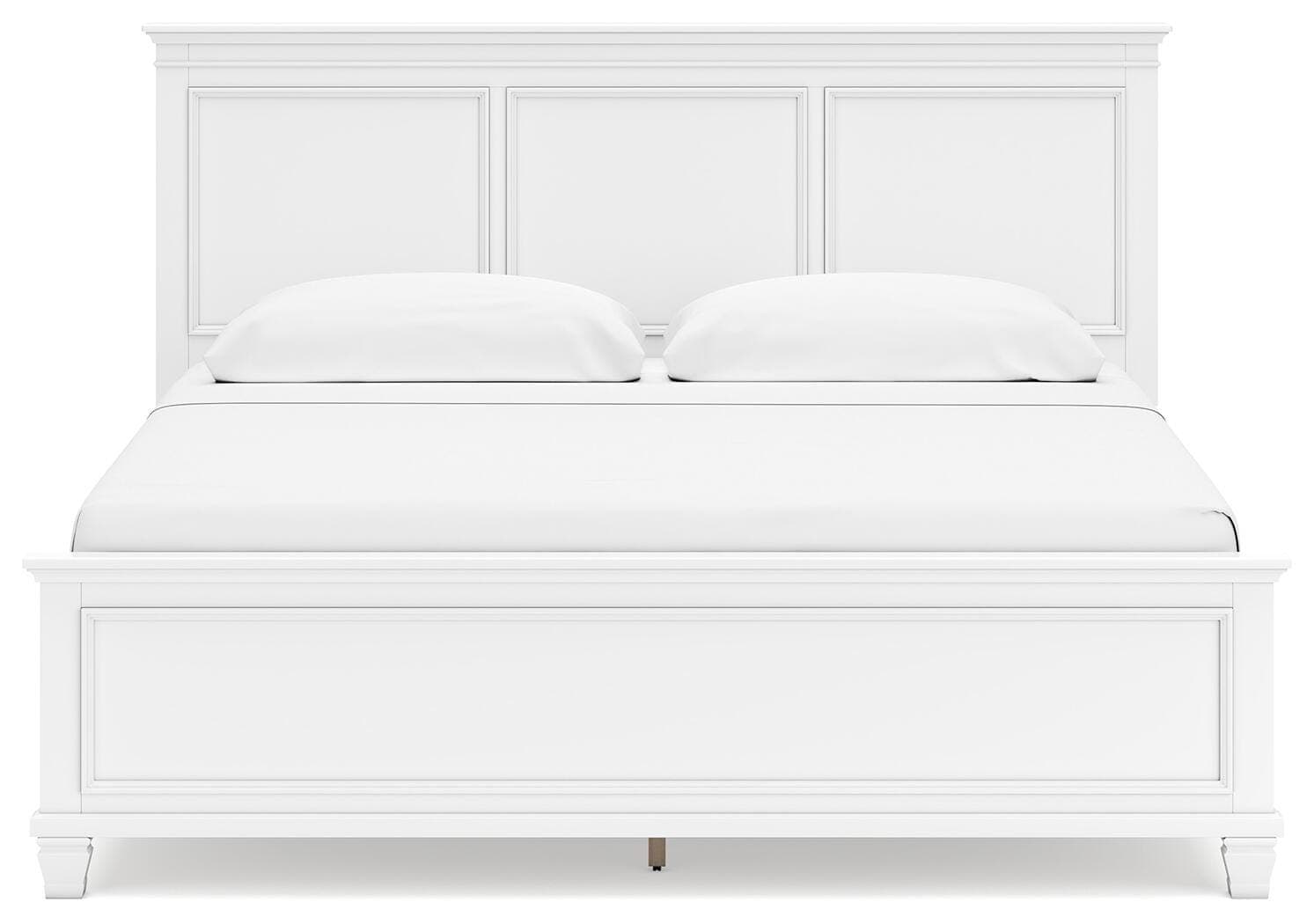 Fortman King Panel Bed — White — view 5