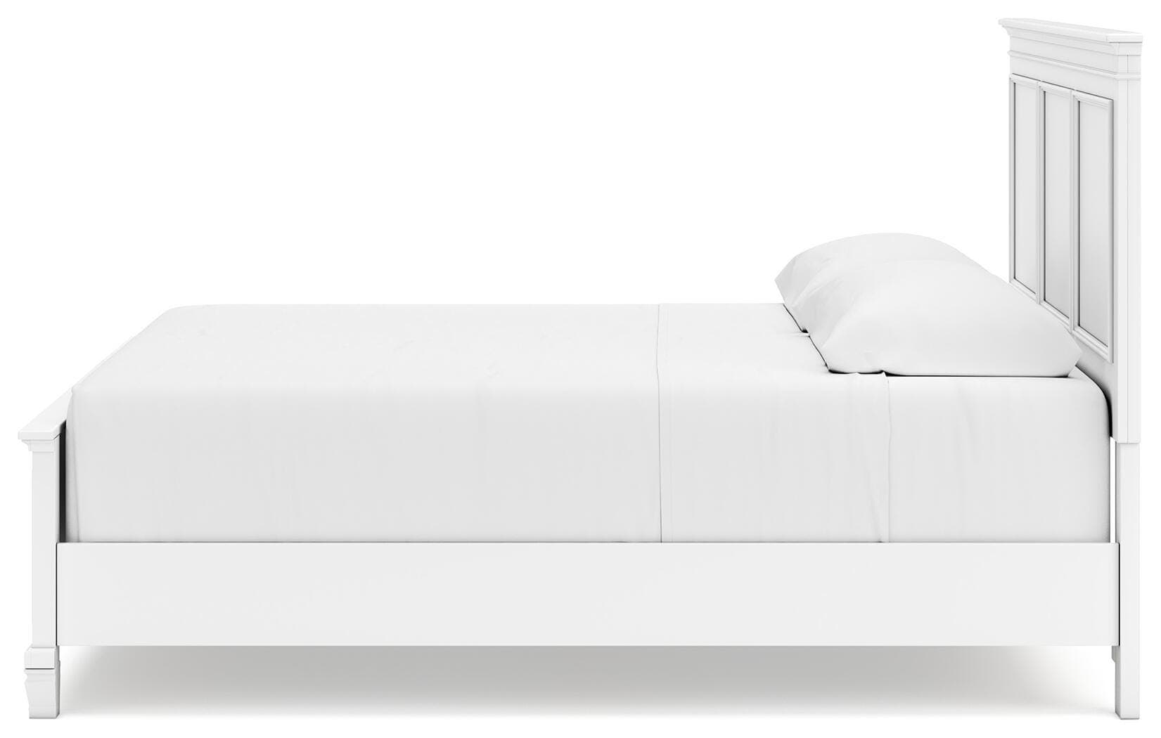 Fortman King Panel Bed — White — view 7