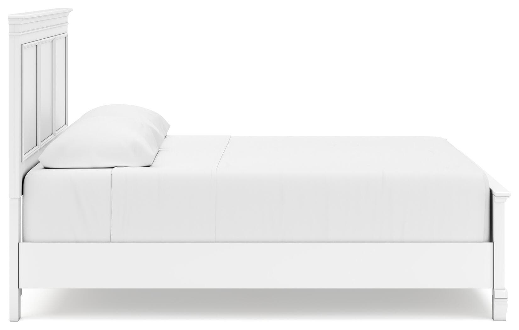 Fortman King Panel Bed — White — view 8