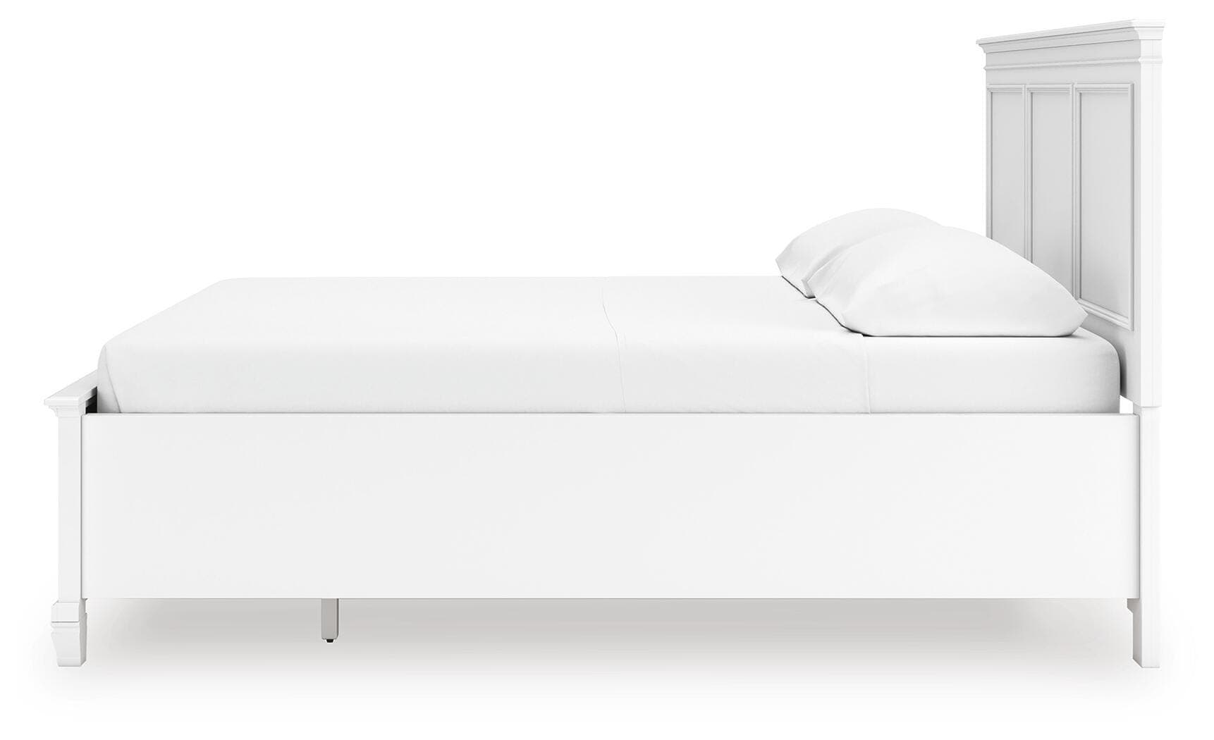 Fortman California King Panel Storage Bed — White — view 8